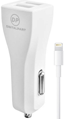 Digitalpart CC-231 с кабелем Lightning (белый)